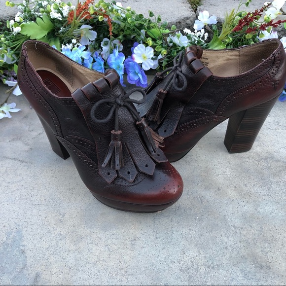 Frye Shoes - Frye Naiya Kiltie Oxfords Platform Heels